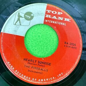 Fireballs - Bulldog‎ / Nearly Sunrise - Top Rank RA-2026 - 45rpm Vinyl Record